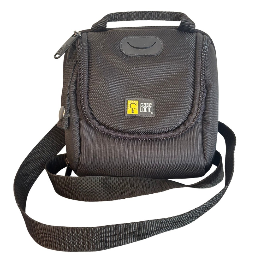 Case Logic | Black Nylon | Padded Portable CD Case | Shoulder Strap | Belt Loop